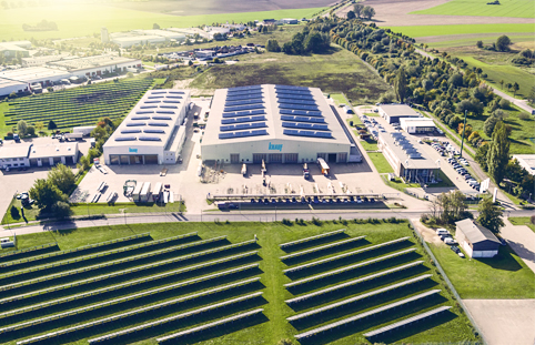 Luftbild Knauf Zukunftsfabrik