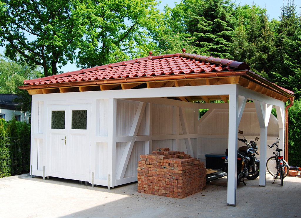 Walmdach Carport Selbst Konfigurieren Und Kaufen Bei